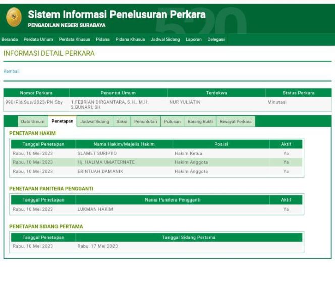 
 Sidang Putusan Pengedar Obat Tanpa Ijin Di PN Surabaya Kisruh