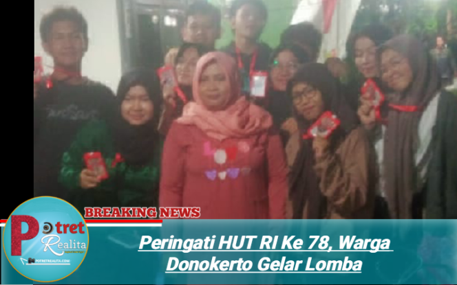 
 Peringati HUT RI Ke 78, Warga Donokerto Gelar Lomba