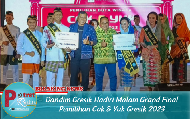 
 Dandim Gresik Hadiri Malam Grand Final Pemilihan Cak & Yuk Gresik 2023