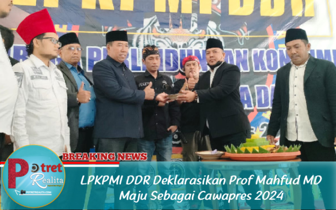 
 LPKPMI DDR Deklarasikan Prof Mahfud MD Maju Sebagai Cawapres 2024