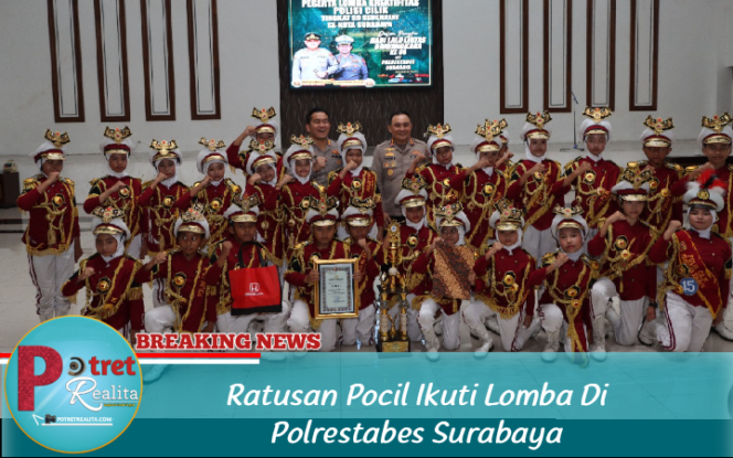 
 Ratusan Pocil Ikuti Lomba Di Polrestabes Surabaya