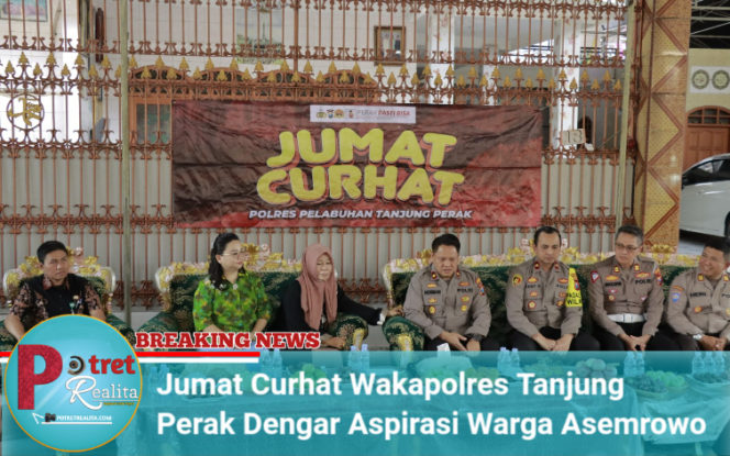 
 Jumat Curhat Wakapolres Tanjung Perak Dengar Aspirasi Warga Asemrowo