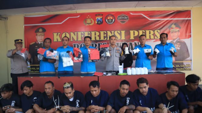 
 Hasil Operasi Tumpas Narkoba 2023 Polres Tuban