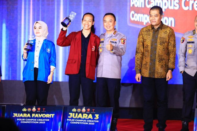 
 Polri Campus Creator Competition 2023 Jadi Ajang Generasi Muda Berkreasi