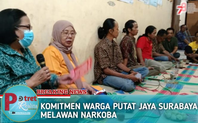 
 KOMITMEN WARGA PUTAT JAYA SURABAYA MELAWAN NARKOBA