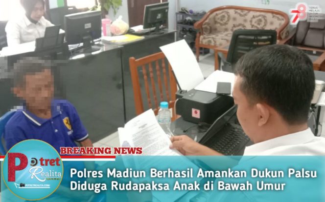 
 Polres Madiun Berhasil Amankan Dukun Palsu Diduga Rudapaksa Anak di Bawah Umur