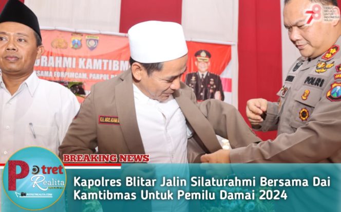 
 Kapolres Blitar Jalin Silaturahmi Bersama Dai Kamtibmas Untuk Pemilu Damai 2024