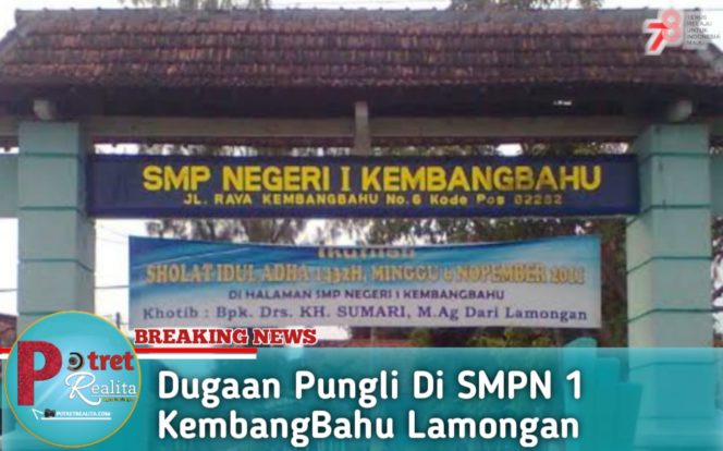 
 Dugaan Pungli Di SMPN 1 Kembangbahu Lamongan