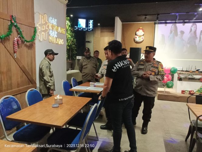 
 Kapolsek Tambaksari Bersama 3 Pilar Tindaklanjuti Keluhan Warga