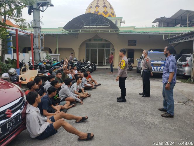 
 Aksi Balap Liar, Kembali di Gagalkan Oleh Polsek Kenjeran