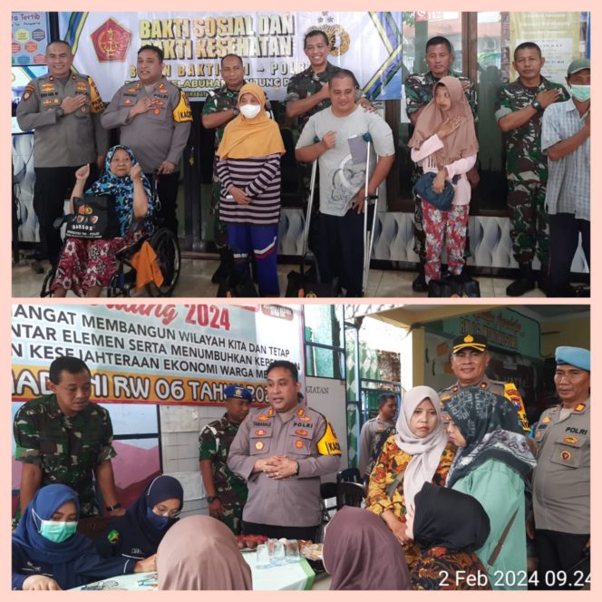 
 Polres Pelabuhan Tanjung Perak Gelar Bakti Kesehatan dalam Rangka Bulan Bakti TNI – Polri