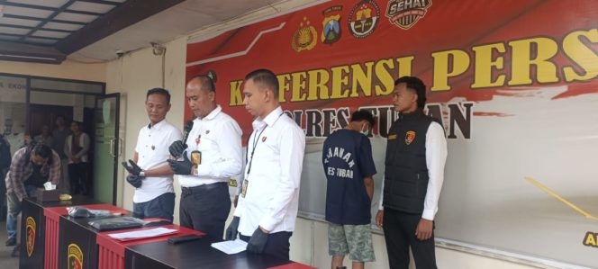 
 Polres Tuban Amankan Tersangka Kasus Pencabulan Anak Dibawah Umur