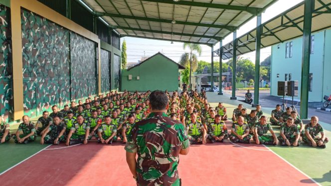 
 Dandim Gresik Tekankan Kembali Netralitas TNI Pada Seluruh Anggotanya Jelang Pemilu Serentak Tahun 2024