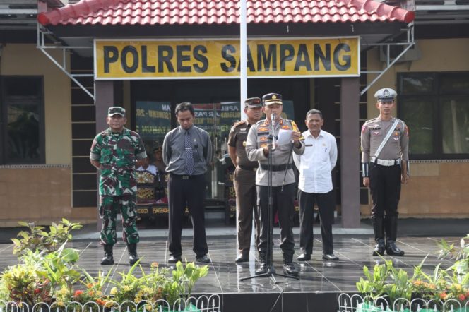 
 Polres Sampang Gelar Operasi Ketupat Semeru 2024 Jelang Hari Raya Idul Fitri