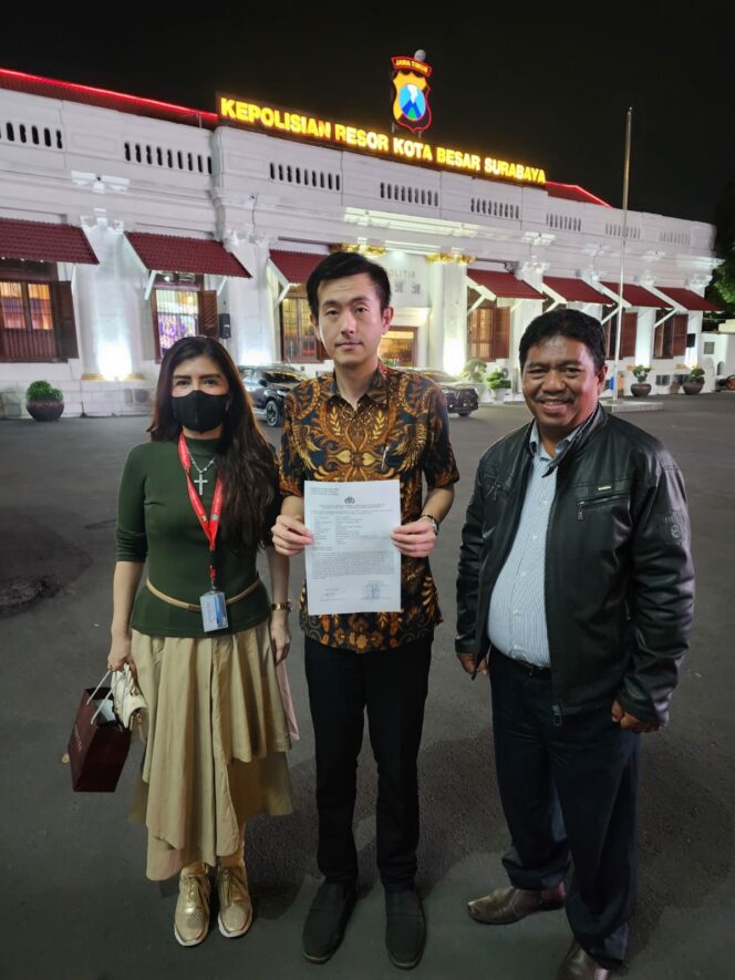 
 Usai Lapor Ke Polda Jatim, Ivan Arista Laporkan Mantan Mitra Ke Polrestabes Surabaya