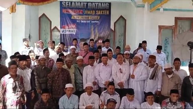 
 Ratusan Ulama dan Tokoh Masyarakat Hadir Diperesmian Posko Pemenangan JIMAT  SAKTEH