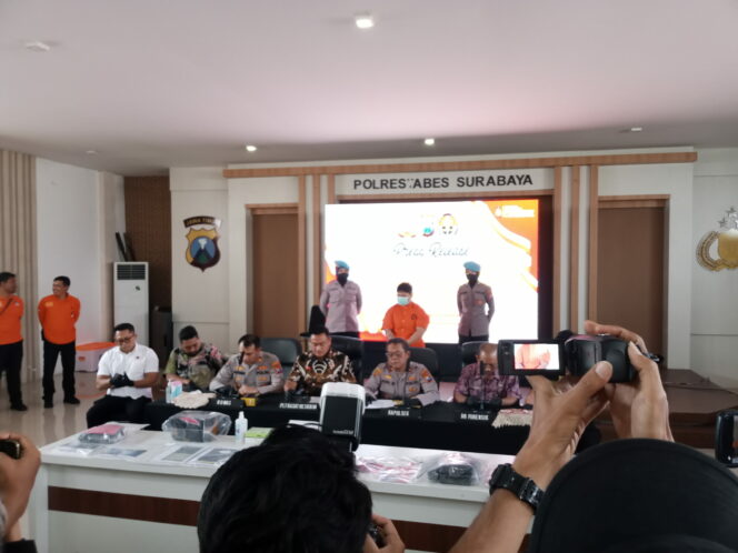 
 Satreskrim Polrestabes Surabaya Berhasil Menangkap Driver Ojol Berinisial PM