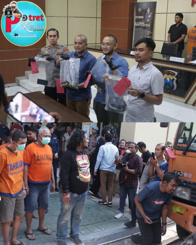 
 Polda Jatim Berhasil Menangkap Komplotan Pencuri Truk Trailer di Surabaya