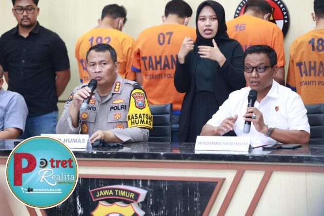 
 Polda Jatim Amankan 4 Tersangka Pemerasan Modus Mengaku Polisi