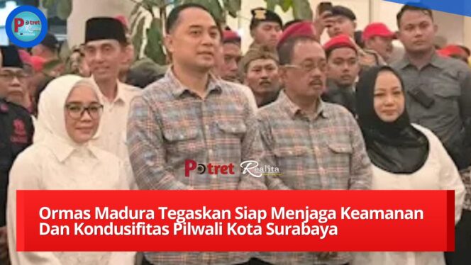 
 Ormas Madura Tegaskan Siap Menjaga Keamanan Dan Kondusifitas Pilwali Kota Surabaya