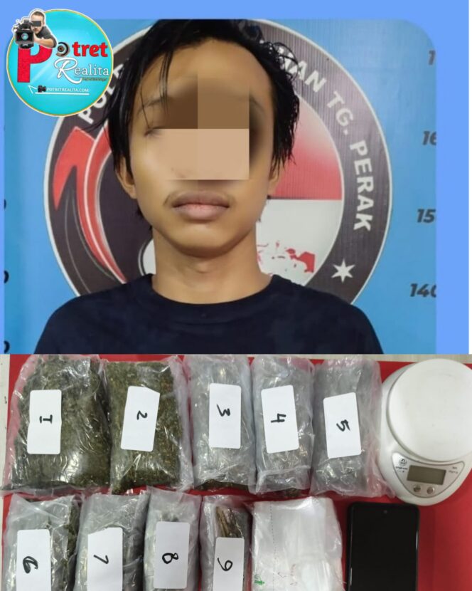 
 Polres Tanjung Perak Amankan Pengedar Ganja Kering Asal Dukuh Kupang