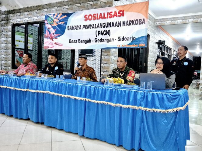 
 Rangkul GSI & BNNK Sidoarjo Pemdes Bangah Antusias Menuju BERSINAR