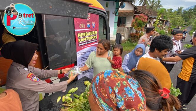 
 Mobil Mayur Kamtibmas Polresta Banyuwangi Kembali Beraksi, Warga Riang Hati