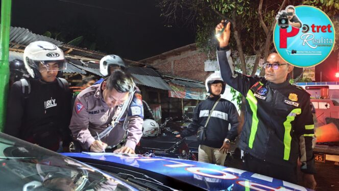 
 Harkamtibmas Jelang Nataru, Polres Kediri Kota Tindak Puluhan Motor Tidak Sesuai Spektek