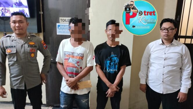 
 Polres Nganjuk Amankan Dua Tersangka Pengedar Sabu