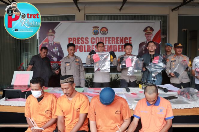 
 Polisi Berhasil Ungkap Jaringan Curanmor di Jember Empat Pelaku dan Penadah Diamankan 15 unit Motor Disita