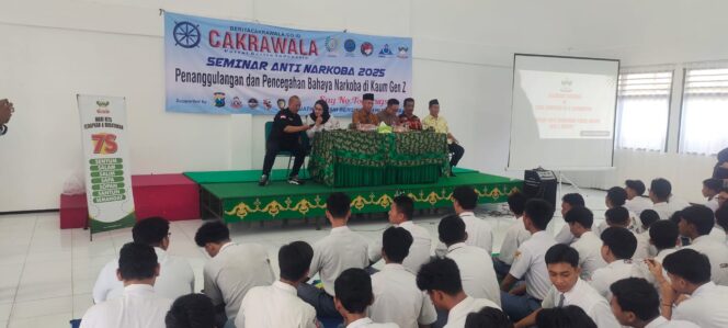 
 Selamatkan Generasi Bangsa, Media Berita Cakrawala Sosialisasikan Bahaya Narkoba