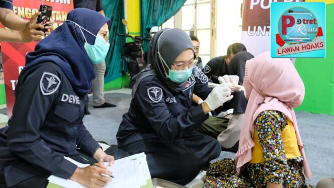 
 Polres Pelabuhan Tanjung Perak Gelar Bakti Kesehatan untuk Anak Yatim Piatu di Panti Asuhan Rumah Harapan