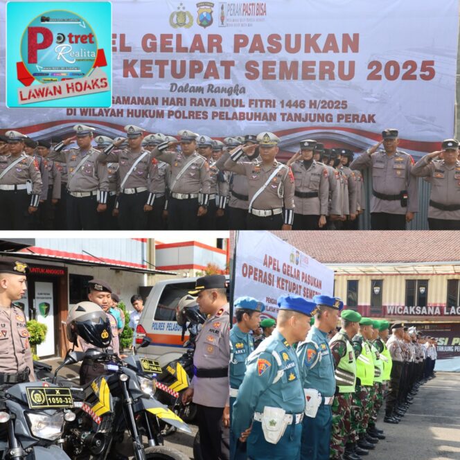 
 Operasi Ketupat Semeru 2025: Polres Pelabuhan Tanjung Perak Siap Amankan Idul Fitri 1446 H