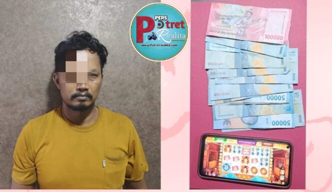 
 Unit Reskrim Polsek Krembangan Amankan Pelaku Judi Online, Bermain Slot Higgs Games di Warkop