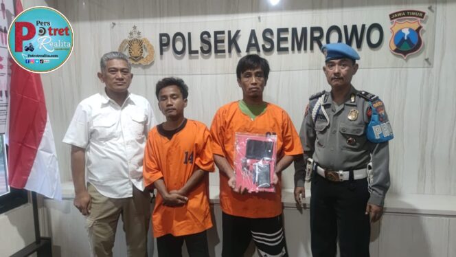 
 Hindari Amukan Masa Usai Curi Motor Dua Residivis Curanmor Berhasil Diamankan Polsek Asemrowo