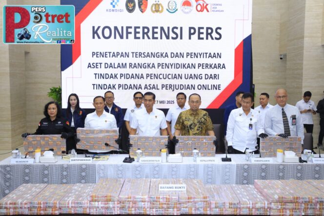 
 Polri Bongkar Jaringan Judi Online Rp530 Miliar, Dua Tersangka Dijerat UU TPPU