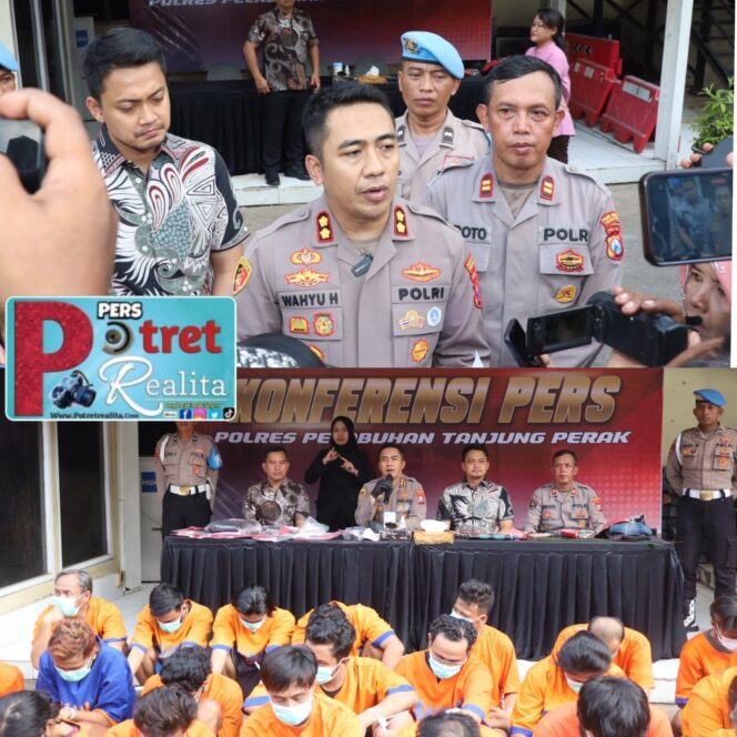 
 Operasi Pekat II Semeru 2025 Polres Pelabuhan Tanjung Perak Berhasil Ungkap 100 Persen Target Operasi