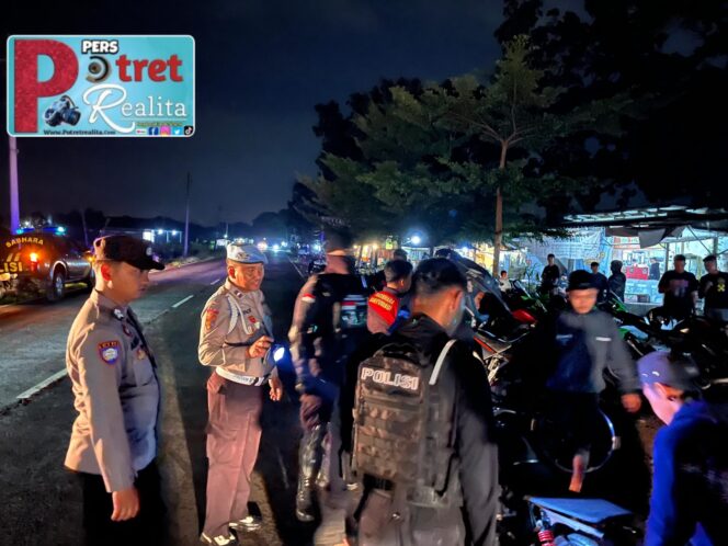 
 Polresta Banyuwangi Gelar KRYD Amankan Puluhan Motor Tak Standar