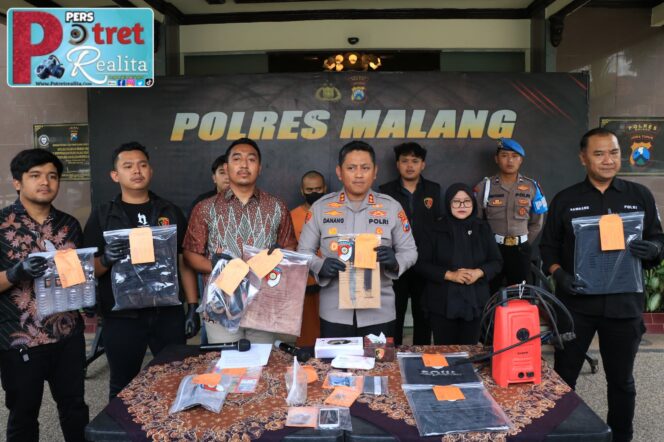 
 Polres Malang Amankan Tersangka Pembunuhan di Gondanglegi, Rebutan Toilet Berujung Maut
