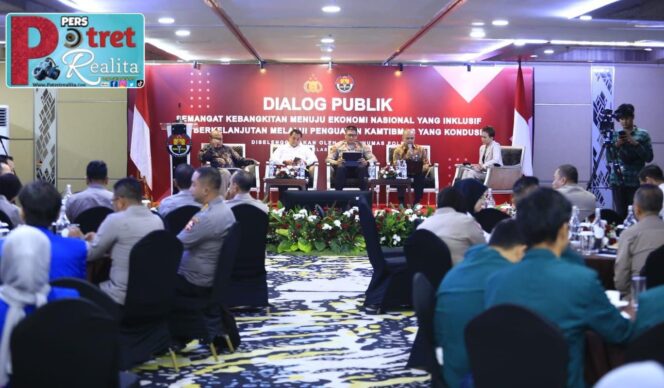 
 Polri Gelar Dialog Publik: Dorong Ekonomi Nasional Inklusif dan Berkelanjutan Melalui Penguatan Kamtibmas