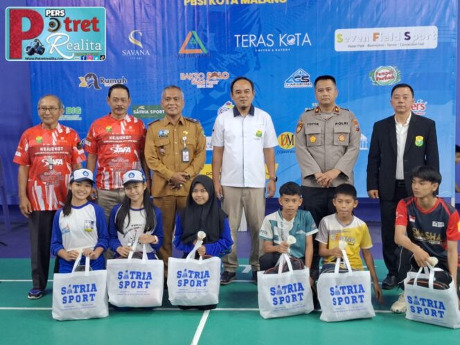 
 Cetak Bibit Unggul Polri dan PBSI Gelar Kejurkot Kapolresta Malang Kota Open 2025