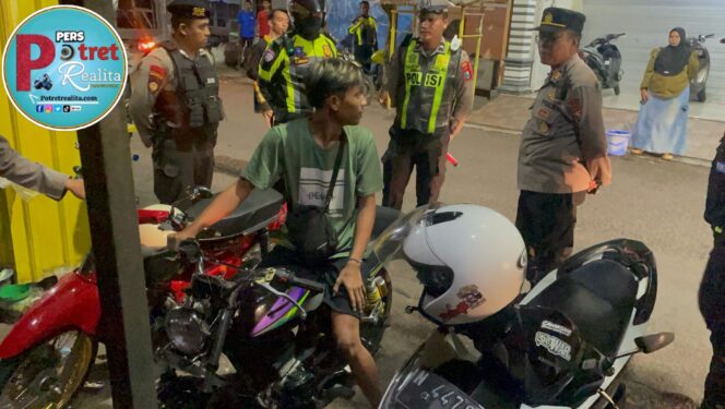 
 Polres Pasuruan Kota Sisir Jalanan Cegah Balap Liar dan Aksi Premanisme