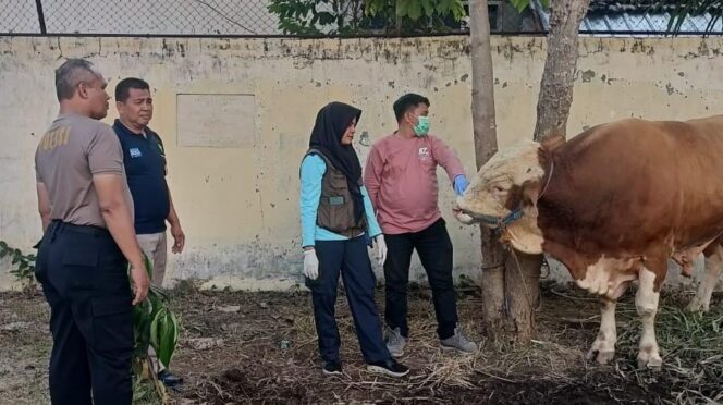 
 Polres Madiun Kota Datangkan Dokter Hewan Pastikan Kesehatan Hewan Kurban