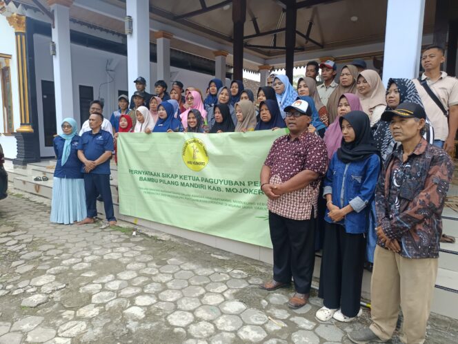 
 Ketua Paguyuban Pengrajin Bambu Mojokerto Nyatakan Dukungan terhadap Kebijakan Pemerintah dan Stabilitas Kamtibmas