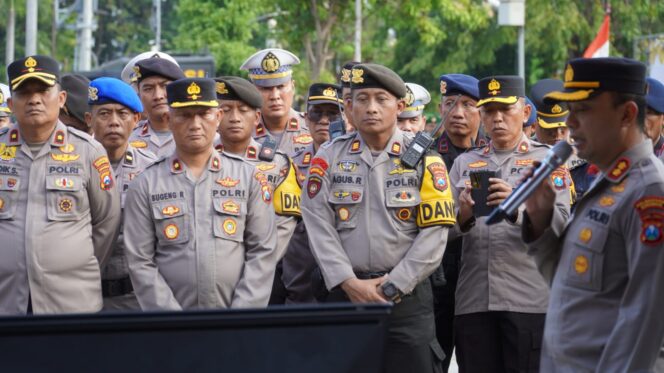 
 Polrestabes Surabaya Siapkan Ribuan Personel Gabungan Kawal Pengesahan Warga Baru PSHT