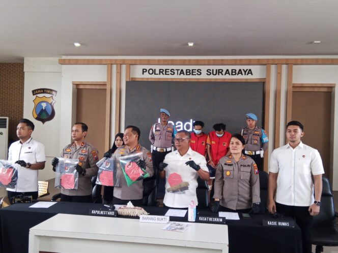 
 Jatanras Satreskrim Polrestabes Surabaya Berhasil Mengungkap Dua Pelaku Curanmor, Salah Satu Pelaku Merupakan Residivis