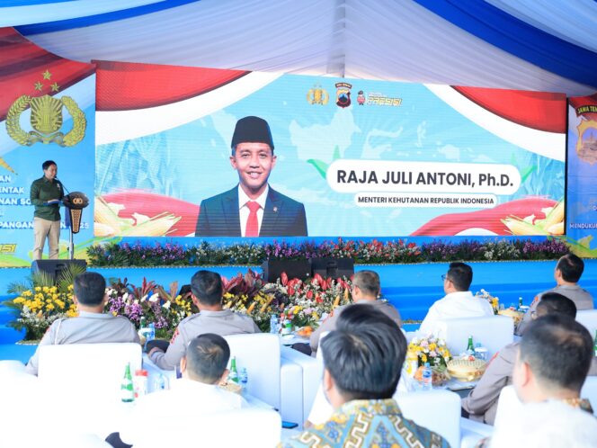 
 Menhut Apresiasi Polri Ambil Peran Penting Wujudkan Ketahanan Pangan