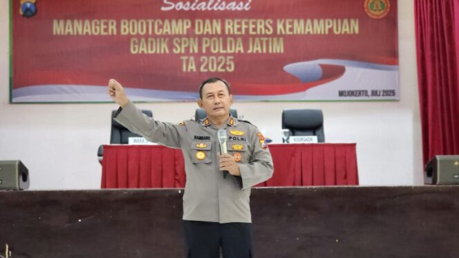 
 Tingkatkan Kualitas Gadik, SPN Polda Jatim Siap Lahirkan Bintara Polri Mahir, Terpuji, Patuh Hukum dan Unggul