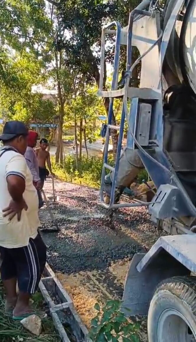 
 Tergembok Sistem Proyek Rabat Beton Sarat Kejanggalan, PJ Karang Penang Oloh Bungkam Seribu Bahasa