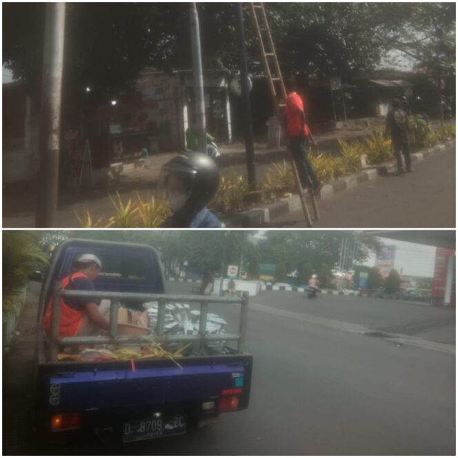 
 Jaringan Utilitas Milik Linknet Diduga Tidak Mempunyai Ijin Dari Dinas PU